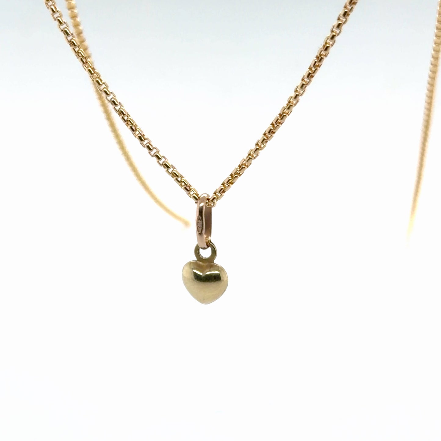 10K Yellow Gold Heart Pendant