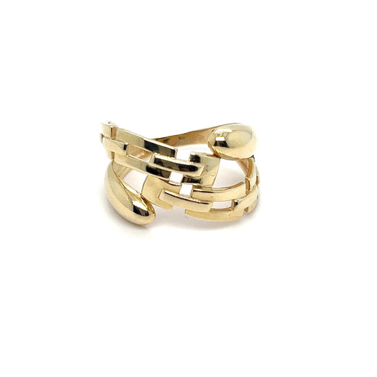 10K Yellow Gold Multi-Band Ring – Size 10.75 – 4.0g