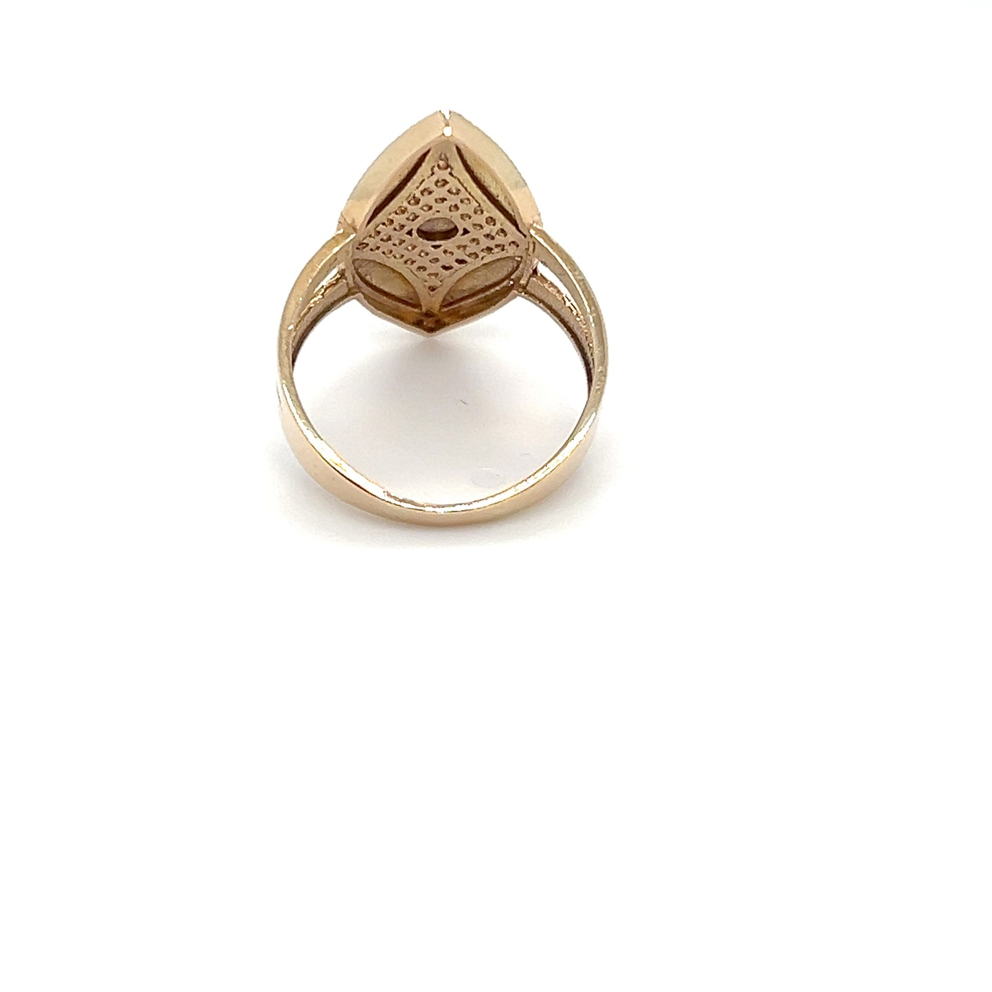10K Yellow Gold Vintage-Inspired Ring – Size 7.75 – 3.7g